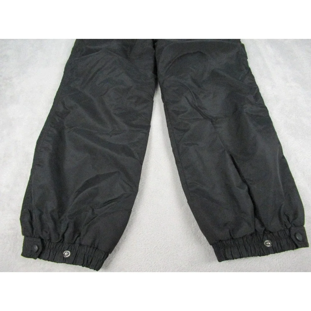 Columbia Rain Pants Men Medium Black Elastic Adjustable Pocket 28x29 Vintage 90s